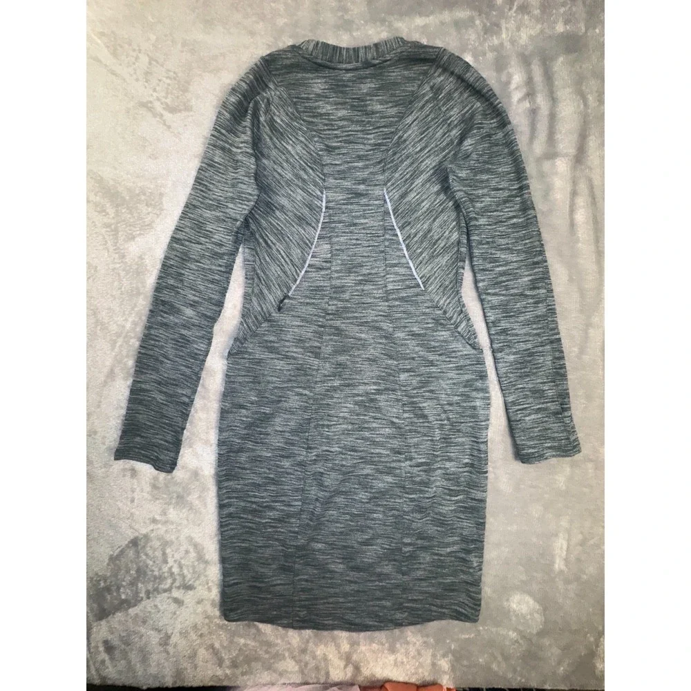 Lululemon Dress Womens 4 & Go Where To Long Sleeve Heather‎ Teal Green Stretch